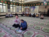 برگزاری آیین زیارت عاشورا در سوگ آقای شهید ایران مرکز آموزشی درمانی شهید چمران