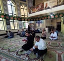 برگزاری آیین عزاداری و قرائت زیارت عاشورا دهه اول محرم در مرکز آموزشی درمانی شهید چمران