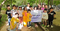 برپایی اردوی تفریحی باغ یاس سپیدان 