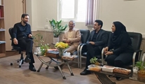 دیدار مدیر مرکز آموزشی درمانی شهید چمران با معاون دادستان و رییس مجتمع شوق زندگی به مناسبت هفته قوه قضاییه 