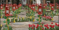 دعوت به مراسم غبارروبی و عطرافشانی گلزار شهدا به مناسبت هفته دولت و وحدت